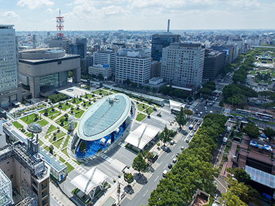 名古屋市航空写真