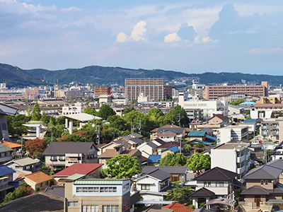 福山市航空写真