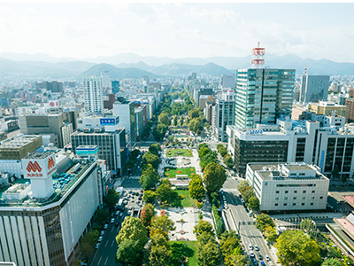 札幌市航空写真