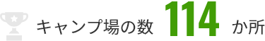 キャンプ場の数